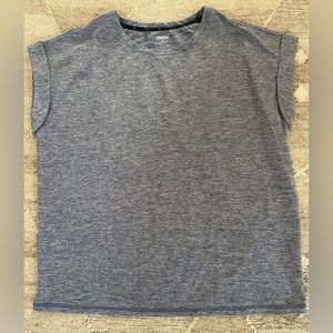 Zelos Workout T-shirt, NWOT, Size Medium, Heather Blue